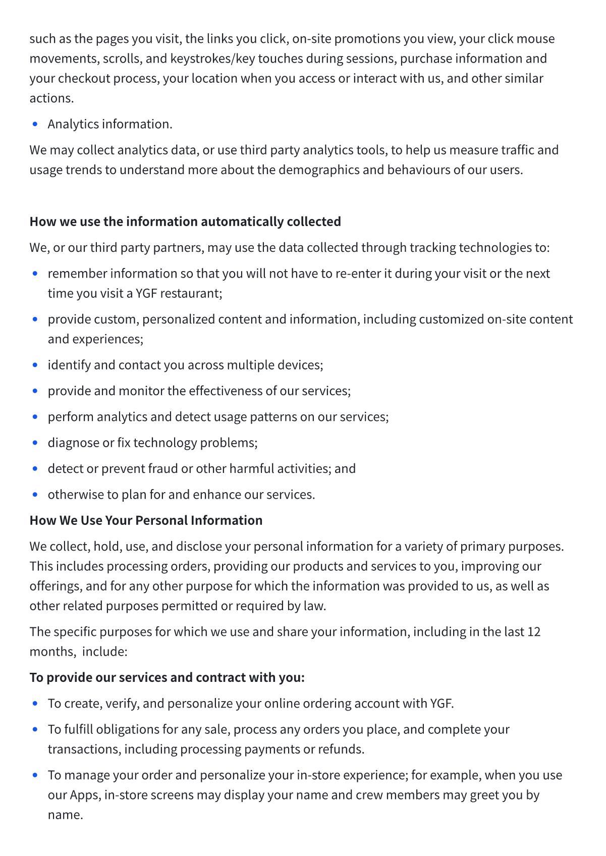 Privacy Policy - Page 6