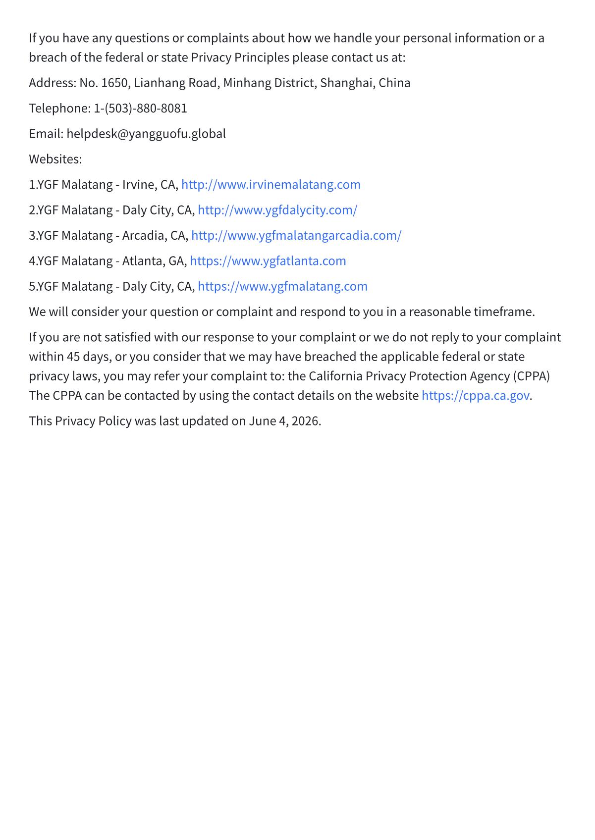 Privacy Policy - Page 20